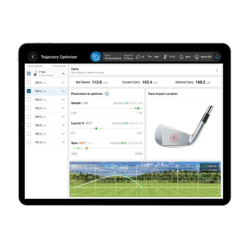 FlightScope X3C Launch Monitor and Golf Simulator