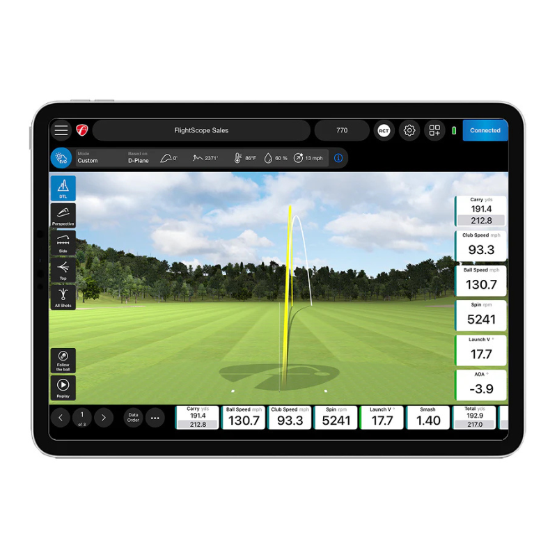 FlightScope X3C Launch Monitor and Golf Simulator