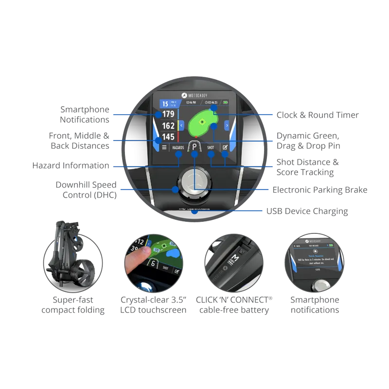 Motocaddy M5 GPS DHC Electric Caddy