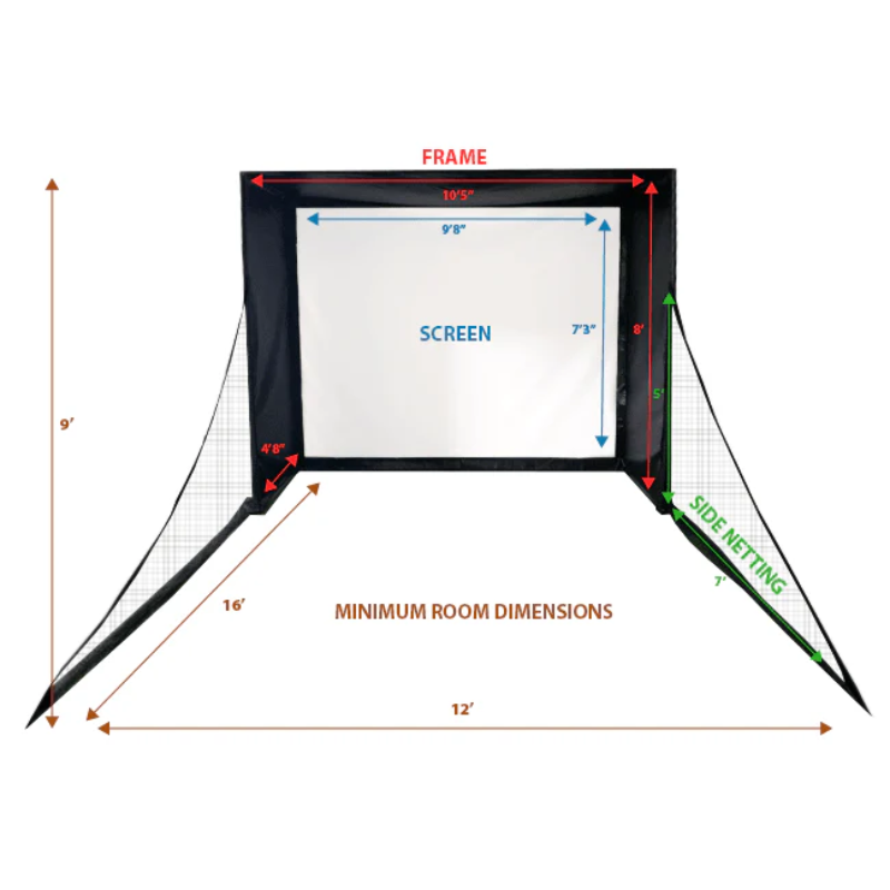 SwingBay Enclosure Golf Simulator Package
