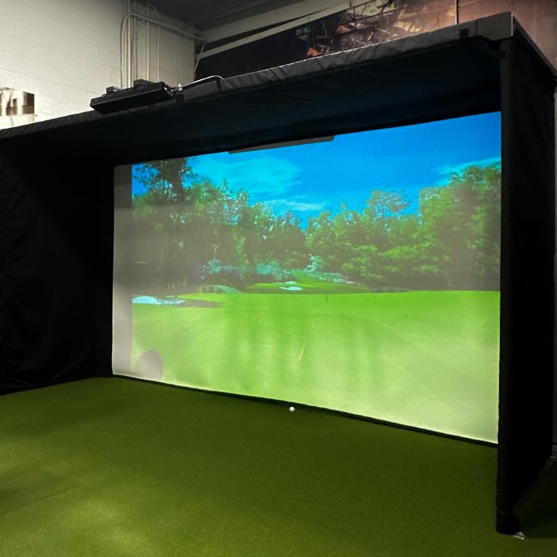 The SportsScreen Parlour Series Golf Simulator Enclosure