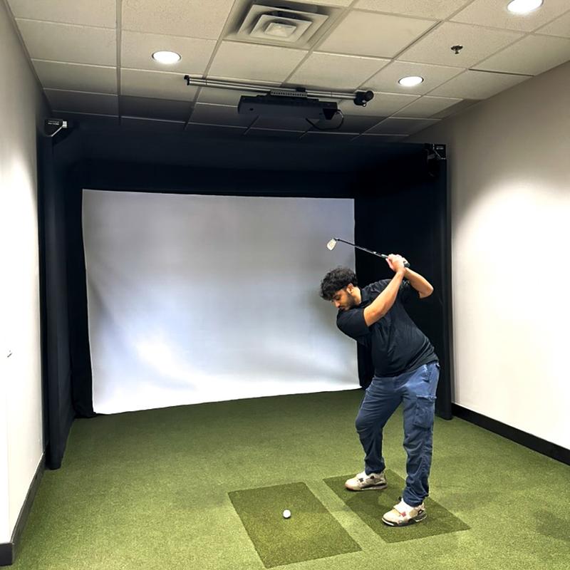 The SportsScreen Parlour Series Golf Simulator Enclosure