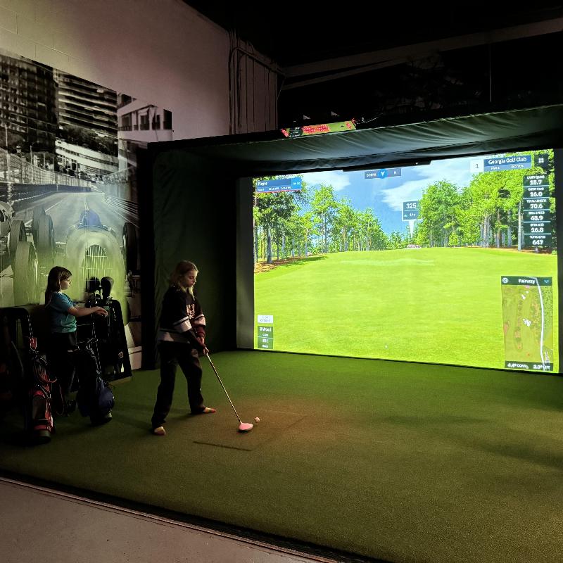 The SportsScreen Parlour Series Golf Simulator Enclosure